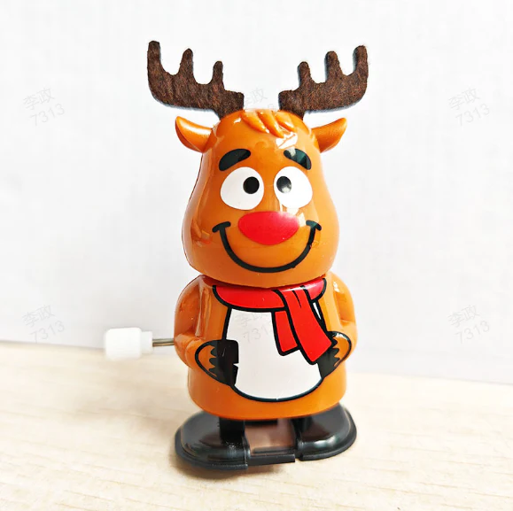 🖤Black Friday topper!✨ Kerst Opwindspeelgoed Set – Schattige Kerstpersonages, Batterijvrij & Veilig PVC (Perfect voor Kerstcadeautjes, Feestspullen & Kinderspeelgoed!) - Image 9