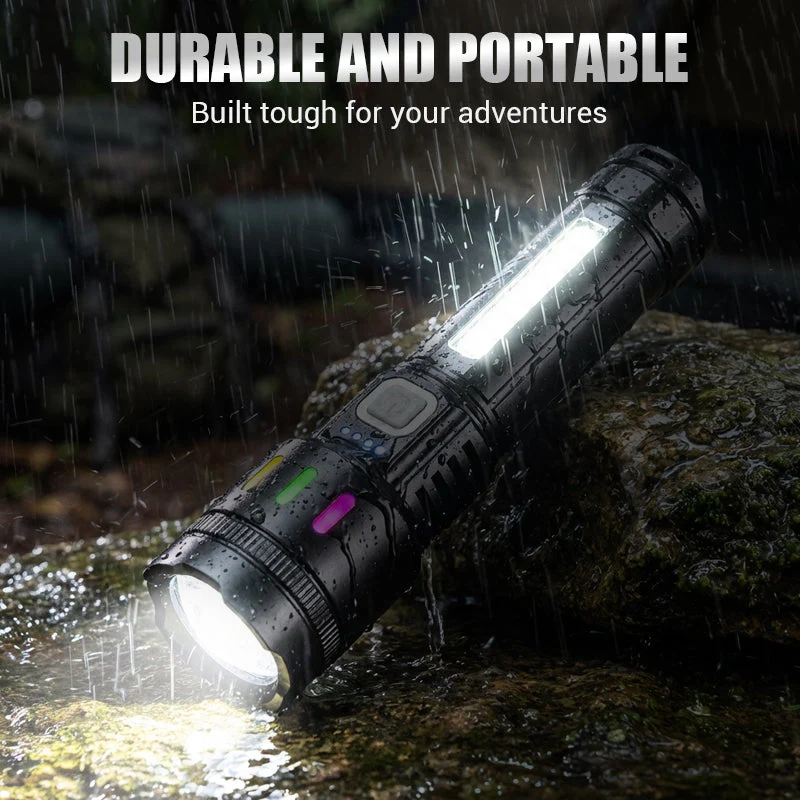 💘Valentijnsaanbieding: 50% Korting!🔦Multifunctionele LED-Zaklamp met Zoom & Batterijindicator – Ultra-Heldere Lange Reikwijdte! - Image 3