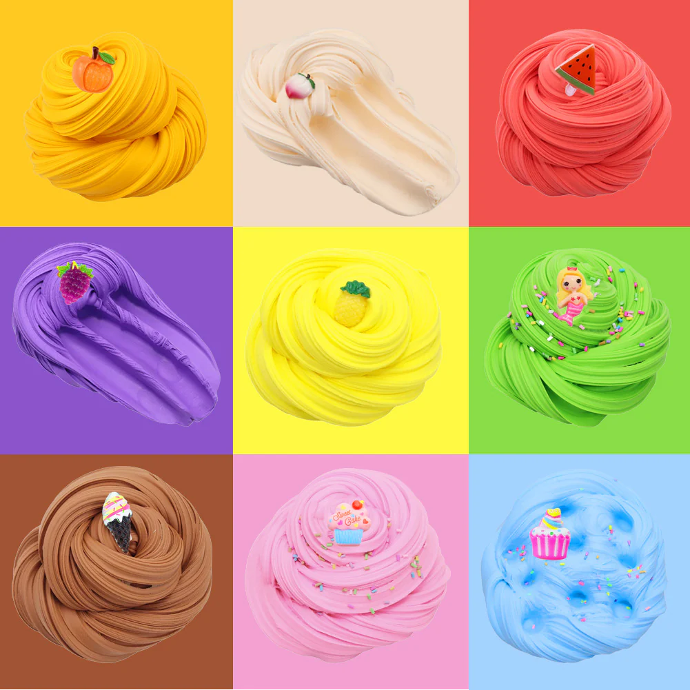 🎨🧘 Super Clay Slime DIY Set – Zachte Geurende Slijm, Sensorische Klei voor Stressverlichting & Creatief Speelplezier (Meerkleurig 9-delige Set)! - Image 11