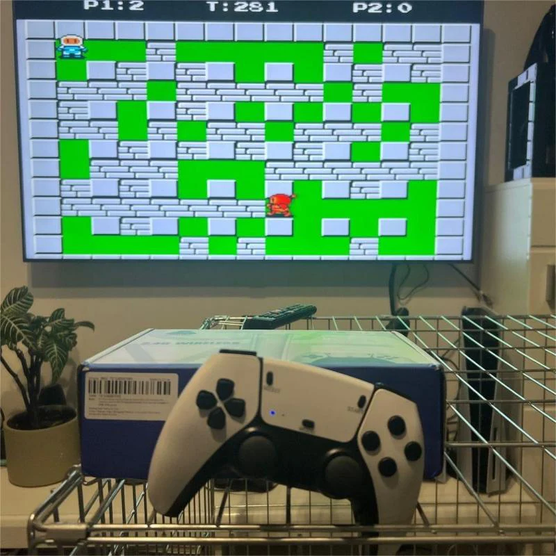 🌞Fris De Lente In Met 50% Korting!🎮 Nieuwe Upgrade Retro Game Console Stick – +40000 Klassieke Spellen & 2 Draadloze Controllers! - Image 2