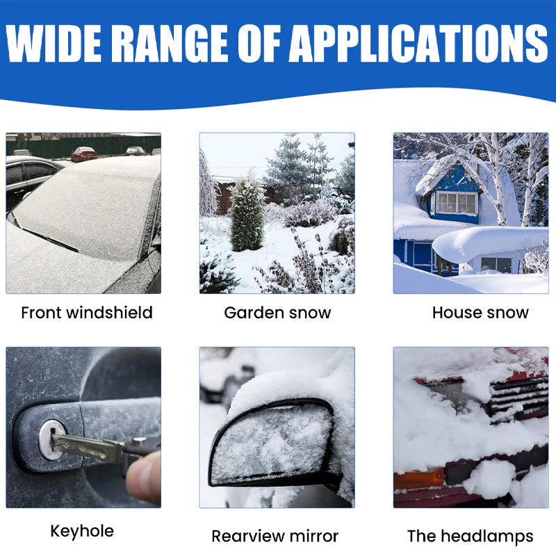 🔥HETE VERKOOP🔥Auto -voorruitenblauwe sneeuwsmeltende coatingspray - Image 4