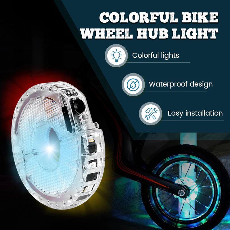 🎄Kerstdeal ALTIJD 50% KORTING! ✨ Kleurrijke Fietswielverlichting (7 Kleuren + 18 Lichtmodi) – Veilig & Super Cool voor Nachtrijden in NL/Belgie! 🚲