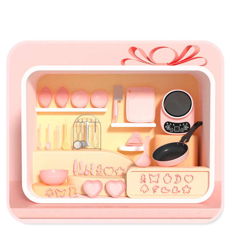 🎁[Beste cadeau voor kinderen] Real Cooking Mini Kitchen Toys voor kinderen - Set van 22 stuks🍳 - Image 6