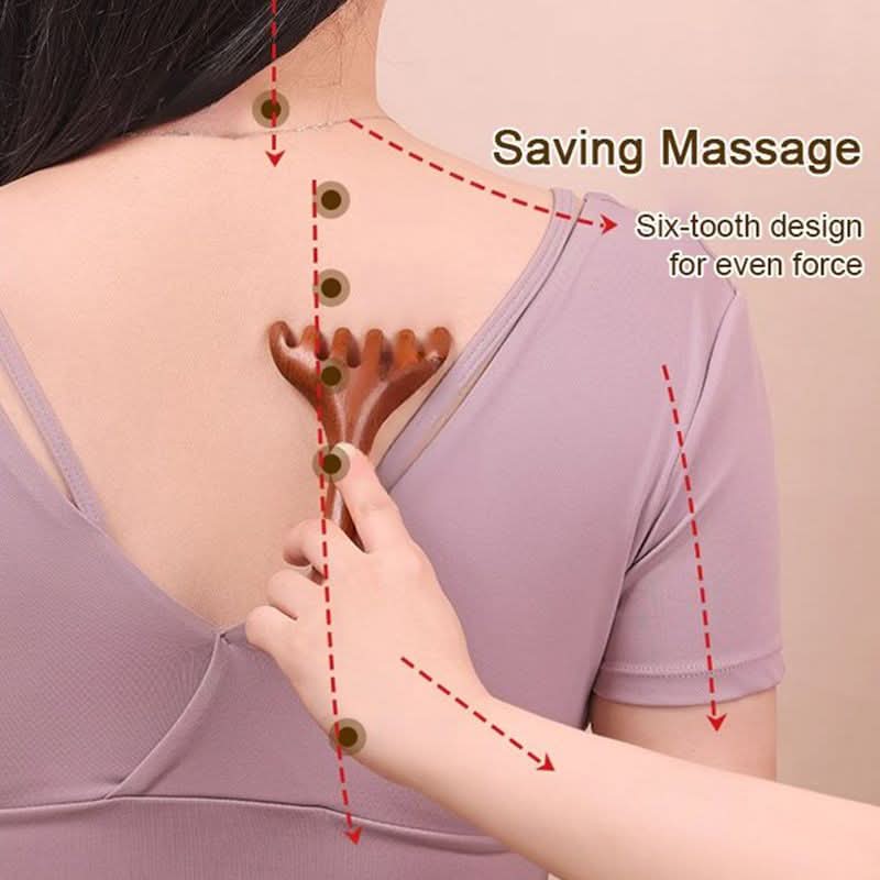 💘Valentijnsaanbieding: 50% Korting!🦶 Zes-Klauwen Meridiaan Massage Kam – Ontspan Hoofd, Hals & Lichaam! - Image 2