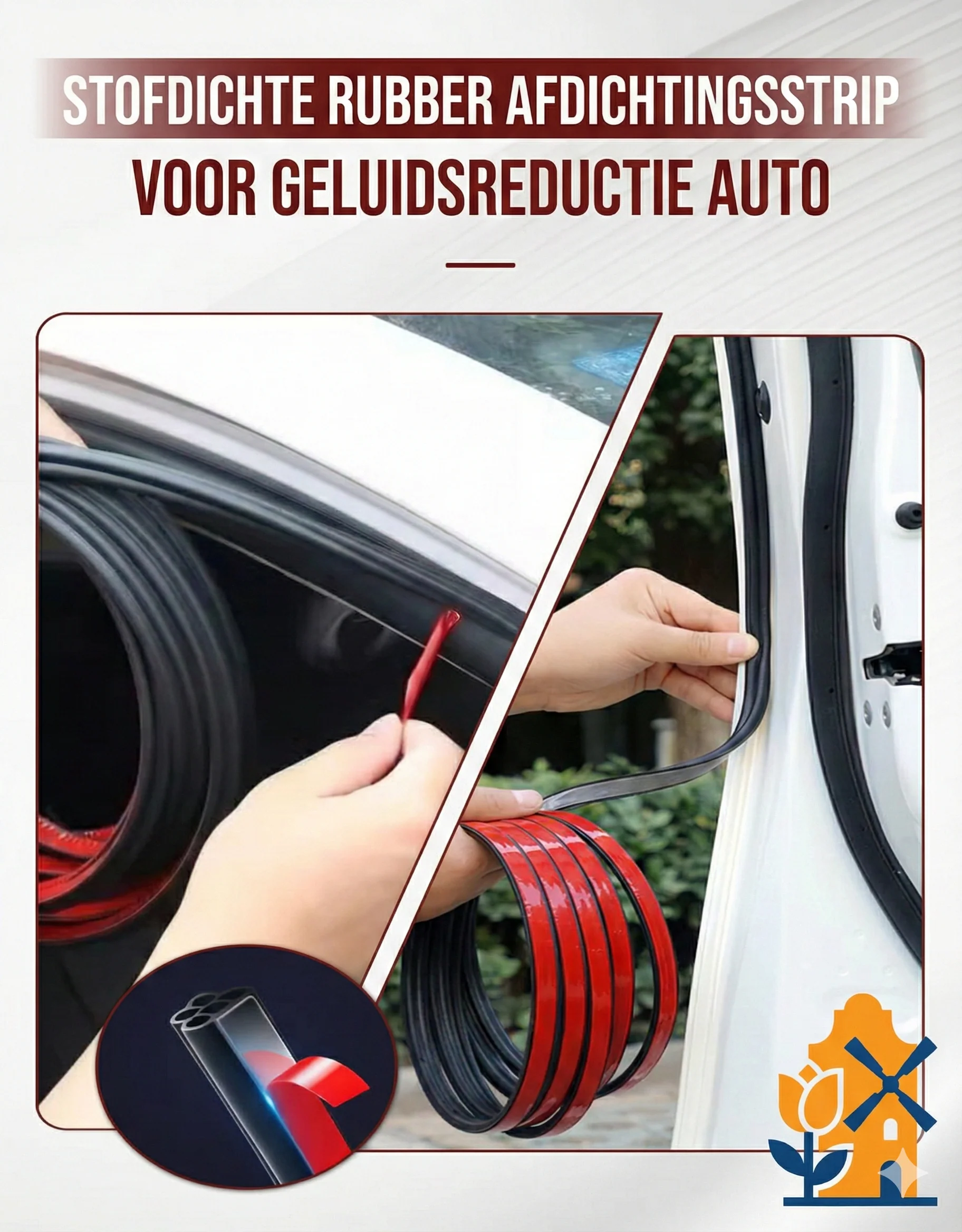 💘Valentijnsaanbieding: 50% Korting! 🔇 Stofdichte Rubberen Afdichtingsstrip voor Auto – Geluidsreductie & Luxe Deurdichtheid! - Image 10
