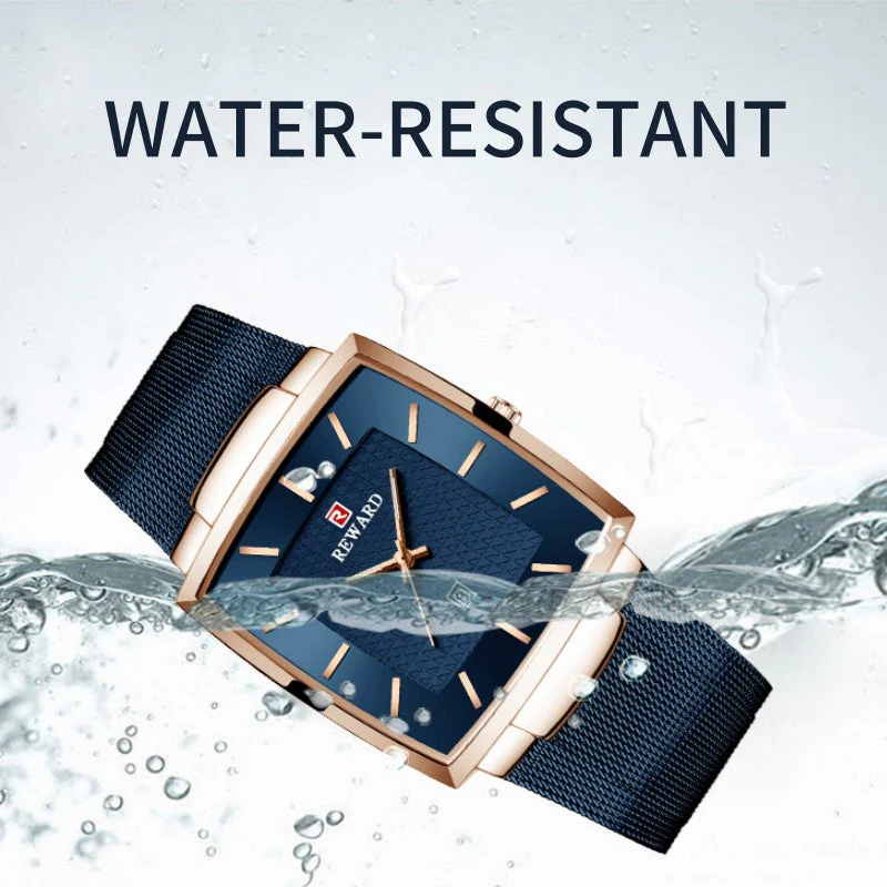 🎄Kerstdeal ALTIJD 50% KORTING!✨Ultradunne Vierkante Quartzhorloge (Meshband) – 9mm Dun, 3ATM Waterbestendig & Modieus Design (Perfect als Cadeau!) - Image 10