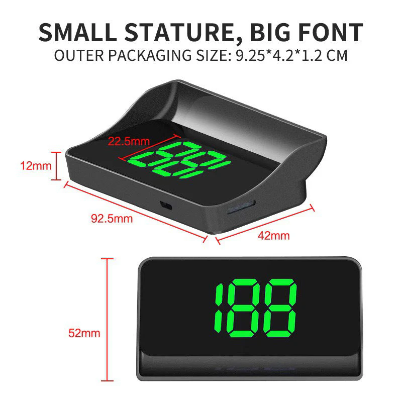 💥Escort voor veilig rijden💥Snelheidsmeter met head-up display - Image 6
