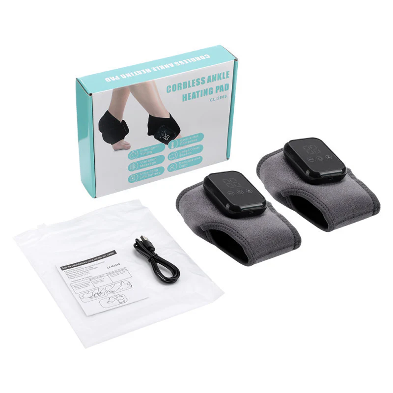 🎉Nieuwjaars Cadeau 50% KORTING!🦶Draadloos EnkelVerwarmingskussen (3-Niveau Warmte + Trillingsmassage) – 15-Min Timer & 2000mAh Batterij: Verlicht Enkelklachten Overal! - Image 13