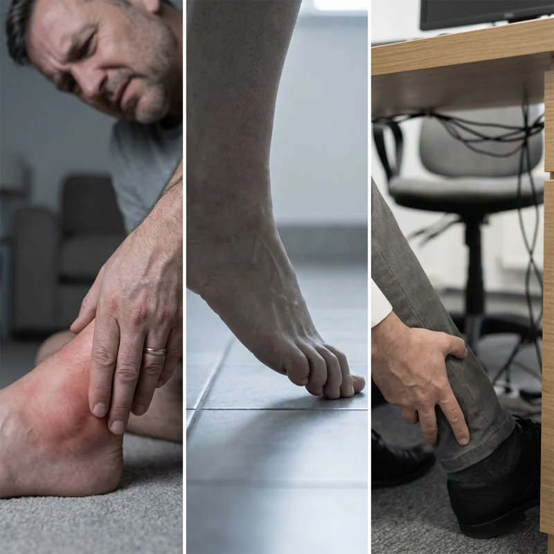 🎉Nieuwjaars Cadeau 50% KORTING!🦶Draadloos EnkelVerwarmingskussen (3-Niveau Warmte + Trillingsmassage) – 15-Min Timer & 2000mAh Batterij: Verlicht Enkelklachten Overal! - Image 3