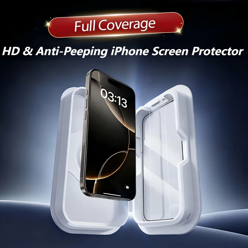 🎉Nieuwjaars Cadeau 50% KORTING!📱iPhone Schermbeschermer (Anti-Kijken + Breukvast) – 10 Seconden Bubbelvrij Installeren: Volledige Dekking & Privacy Bescherming!