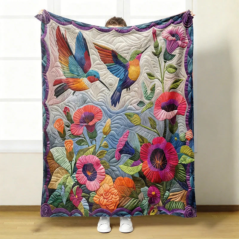 🎉Nieuwjaars Cadeau 50% KORTING!🌸Gezellig Ultrazachte Bloemen Flanellen Deken – Levendige Prints & Makkelijk Onderhoud: Perfect Voor Bank & Bed! - Image 11