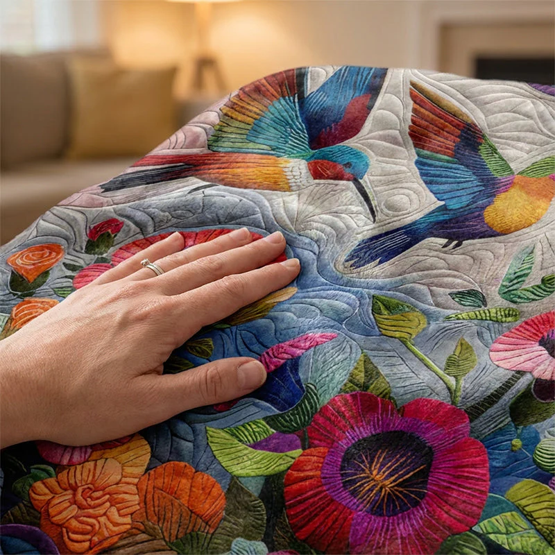 🎉Nieuwjaars Cadeau 50% KORTING!🌸Gezellig Ultrazachte Bloemen Flanellen Deken – Levendige Prints & Makkelijk Onderhoud: Perfect Voor Bank & Bed! - Image 3