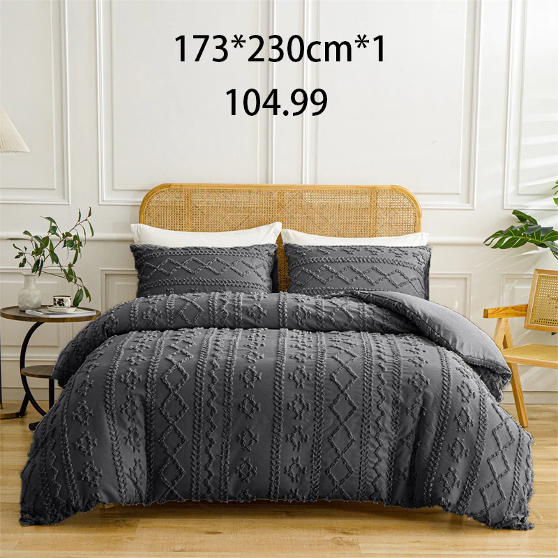 🌞Fris De Lente In Met 50% Korting!🛏️Gezellige 3-Delige Beddengoedset | Boho Jacquard Patroon | Ultra-Zacht & Machinewasbaar | Verfijnde Slaapkamerstijl - Image 15