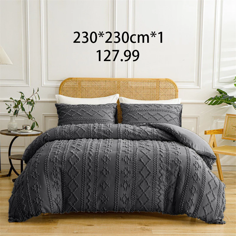🌞Fris De Lente In Met 50% Korting!🛏️Gezellige 3-Delige Beddengoedset | Boho Jacquard Patroon | Ultra-Zacht & Machinewasbaar | Verfijnde Slaapkamerstijl - Image 18