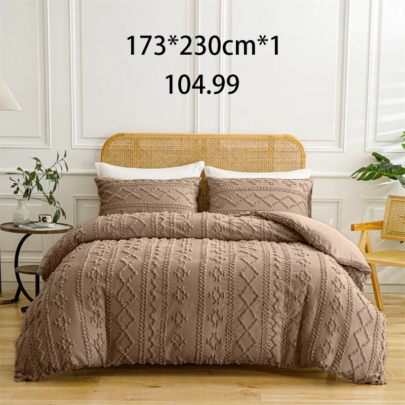 🌞Fris De Lente In Met 50% Korting!🛏️Gezellige 3-Delige Beddengoedset | Boho Jacquard Patroon | Ultra-Zacht & Machinewasbaar | Verfijnde Slaapkamerstijl - Image 19