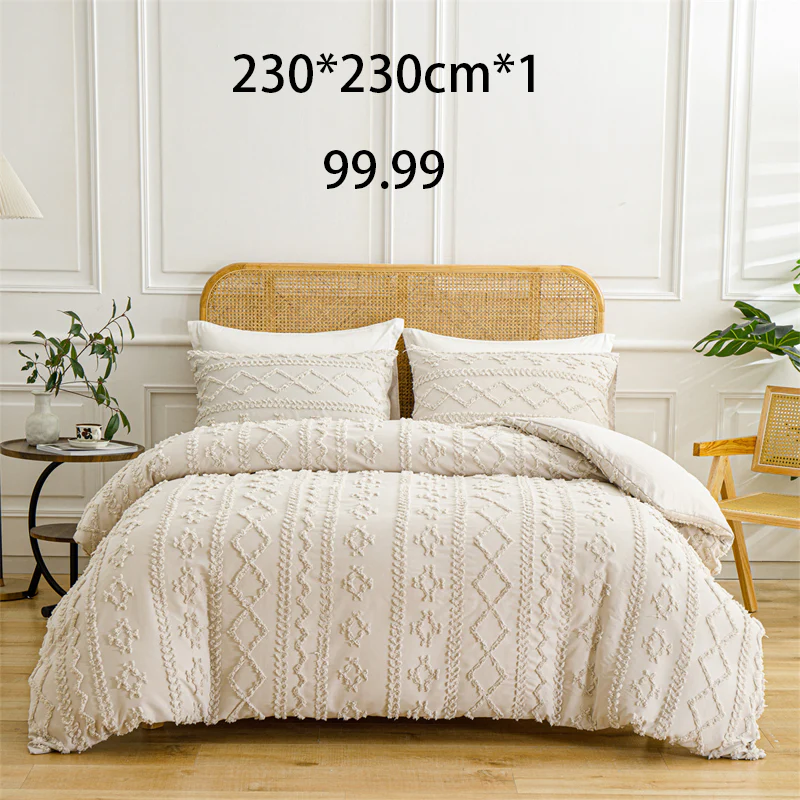 🌞Fris De Lente In Met 50% Korting!🛏️Gezellige 3-Delige Beddengoedset | Boho Jacquard Patroon | Ultra-Zacht & Machinewasbaar | Verfijnde Slaapkamerstijl - Image 28