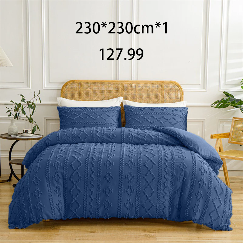 🌞Fris De Lente In Met 50% Korting!🛏️Gezellige 3-Delige Beddengoedset | Boho Jacquard Patroon | Ultra-Zacht & Machinewasbaar | Verfijnde Slaapkamerstijl - Image 34