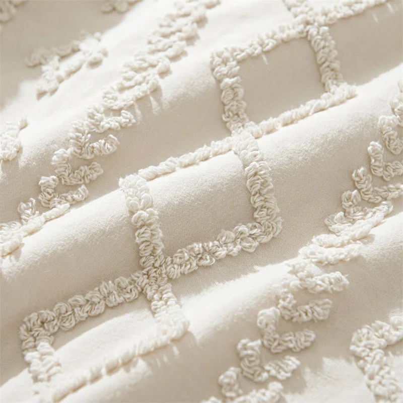 🌞Fris De Lente In Met 50% Korting!🛏️Gezellige 3-Delige Beddengoedset | Boho Jacquard Patroon | Ultra-Zacht & Machinewasbaar | Verfijnde Slaapkamerstijl - Image 7
