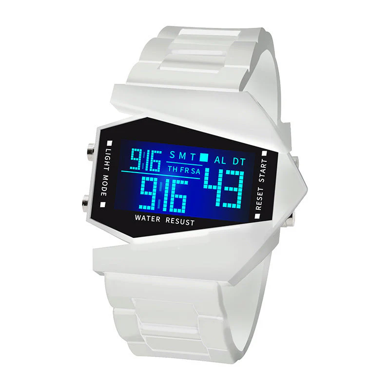 🎉Nieuwjaars Cadeau 50% KORTING!✈️Vliegtuigvormig Lichtgevend LED-Horloge: Uniek Design + Meerkleurige Lichteffecten – Opvallend & Leuk! - Image 7