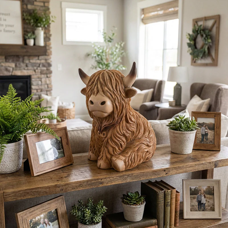 🎉Nieuwjaars Cadeau 50% KORTING!🐮Schattig Highland Cow Nachtlampje – Warmte & Rustieke Charme voor Jouw Kamer! - Image 10