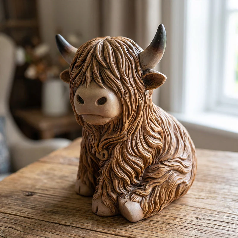 🎉Nieuwjaars Cadeau 50% KORTING!🐮Schattig Highland Cow Nachtlampje – Warmte & Rustieke Charme voor Jouw Kamer! - Image 11