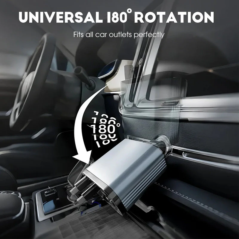 🎉Nieuwjaars Cadeau 50% KORTING!🚗90W Ultrasnelle 4-in-1 Autolader: Intrekbare Kabels + Sterrenlicht Sfeer – Rommelvrij & Snelladen Tijdens Elke Rit! - Image 4