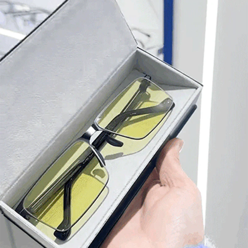 🎉Nieuwjaars Cadeau 50% KORTING!👓 Dag & Nacht Photochromatische Rijbril - Automatisch Kleurveranderend (UV Bescherming + Nachtzicht): Comfortabel (20g) Voor Veilige Ritten! - Image 3