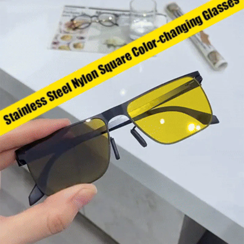 🎉Nieuwjaars Cadeau 50% KORTING!👓 Dag & Nacht Photochromatische Rijbril - Automatisch Kleurveranderend (UV Bescherming + Nachtzicht): Comfortabel (20g) Voor Veilige Ritten! - Image 5
