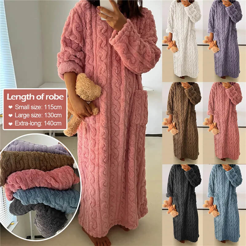🔥 Kerstpromotie: Winter koraal fluwelen huiskleding – 50% korting - Image 10