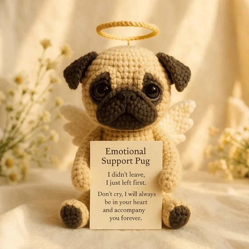 🐾👼 Delicate Miniatuur Gehaakte Hondensouvenir – Emotionele Troost, Engel Ontwerp! - Image 9