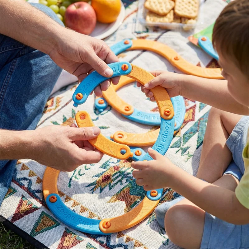 🎉Nieuwjaars Cadeau 50% KORTING!🎮Modulair Fluitend Vliegend Ringspeeltje: Afneembaar & Samenstelbaar + Zacht EVA – Veilig & Creatief Plezier Voor Kinderen! - Image 5