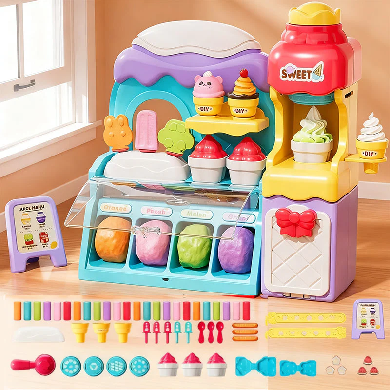 ✨ Kerstuitverkoop 50% KORTING! DIY IJsspeelset voor Kinderen – Creatieve Rollenspel & Zintuiglijke Ontwikkeling, Ideaal Kerstcadeau! - Image 10