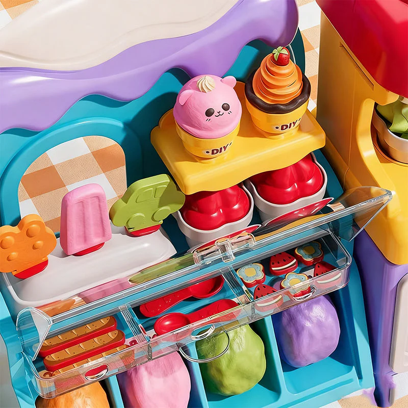 ✨ Kerstuitverkoop 50% KORTING! DIY IJsspeelset voor Kinderen – Creatieve Rollenspel & Zintuiglijke Ontwikkeling, Ideaal Kerstcadeau! - Image 5