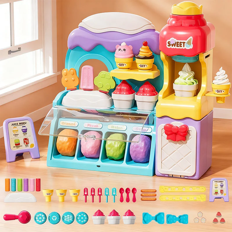 ✨ Kerstuitverkoop 50% KORTING! DIY IJsspeelset voor Kinderen – Creatieve Rollenspel & Zintuiglijke Ontwikkeling, Ideaal Kerstcadeau! - Image 8