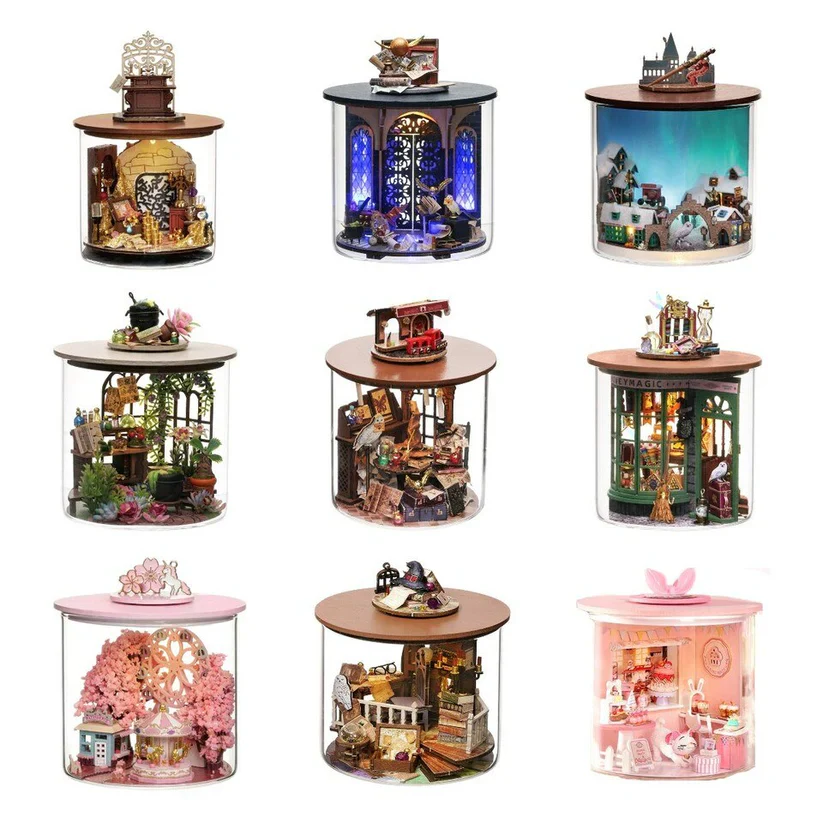 🎄Kerstdeal ALTIJD 50% KORTING!✨ DIY Mini Casa Magische Kas Tuin Poppenhuis Bouwpakket – Creatief Knutselen, Hoogwaardige Materialen & Perfect als Cadeau! - Image 4
