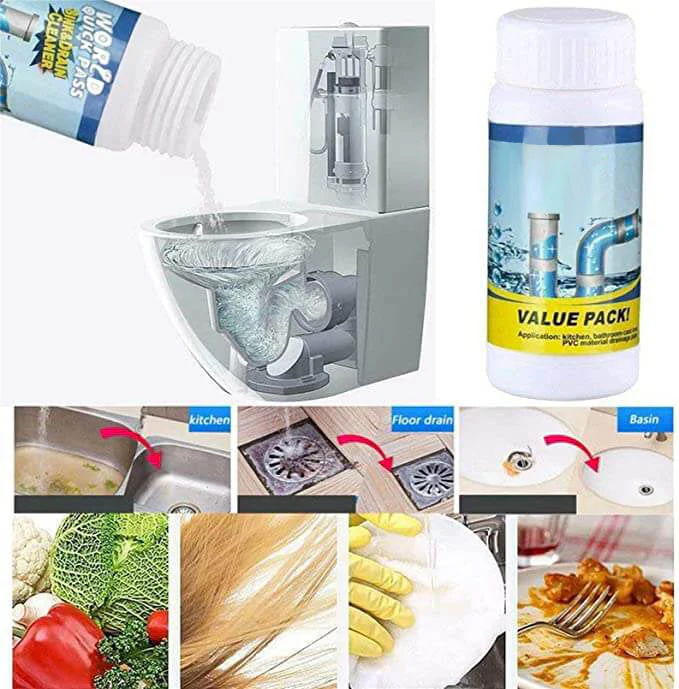 🌞Fris De Lente In Met 50% Korting!🧩Krachtige Gootsteen- & Afvoerreiniger: Snelle Ontstopping Oplossing + 99,9% Bacteriedood! - Image 7