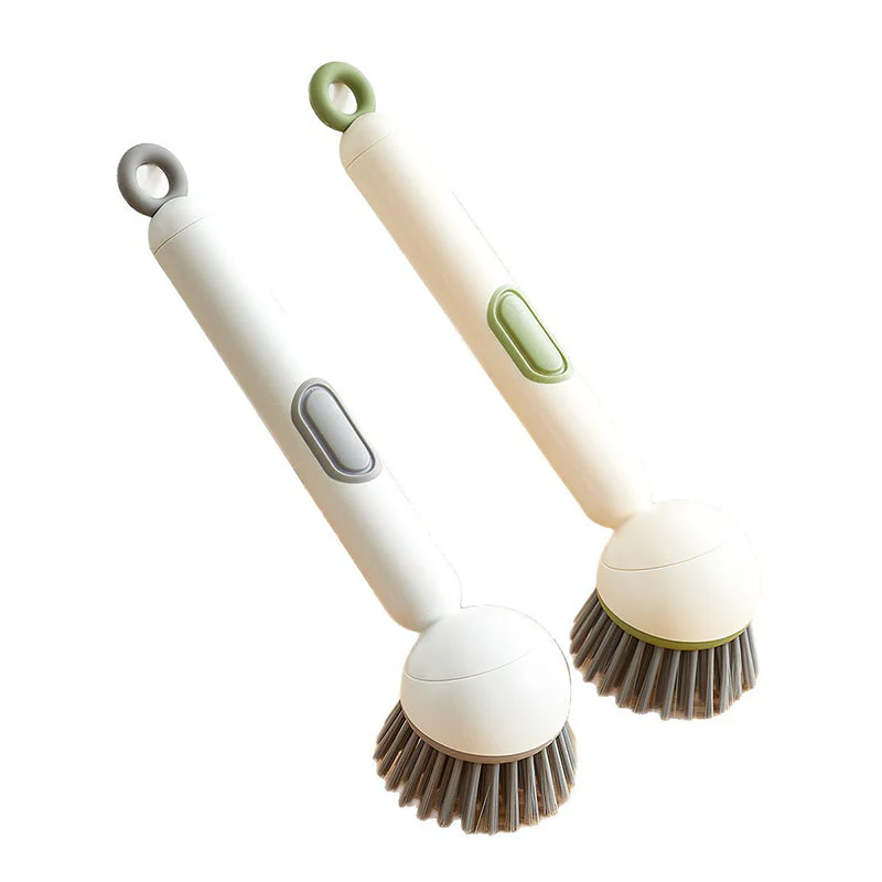 🎉Nieuwjaars Cadeau 50% KORTING!🧼Roterende Reinigingsborstel (Lange Steel + Vloeistofdispenser) – 360° Reiniging Zonder Krassen: Perfect Voor Schalen & Potten! - Image 2