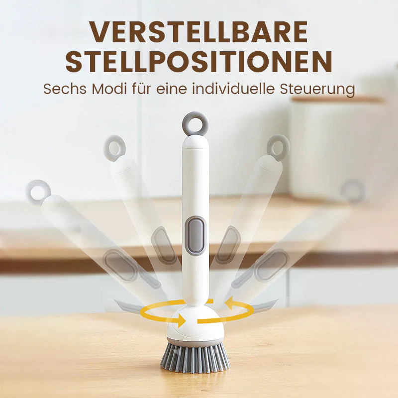 🎉Nieuwjaars Cadeau 50% KORTING!🧼Roterende Reinigingsborstel (Lange Steel + Vloeistofdispenser) – 360° Reiniging Zonder Krassen: Perfect Voor Schalen & Potten! - Image 6