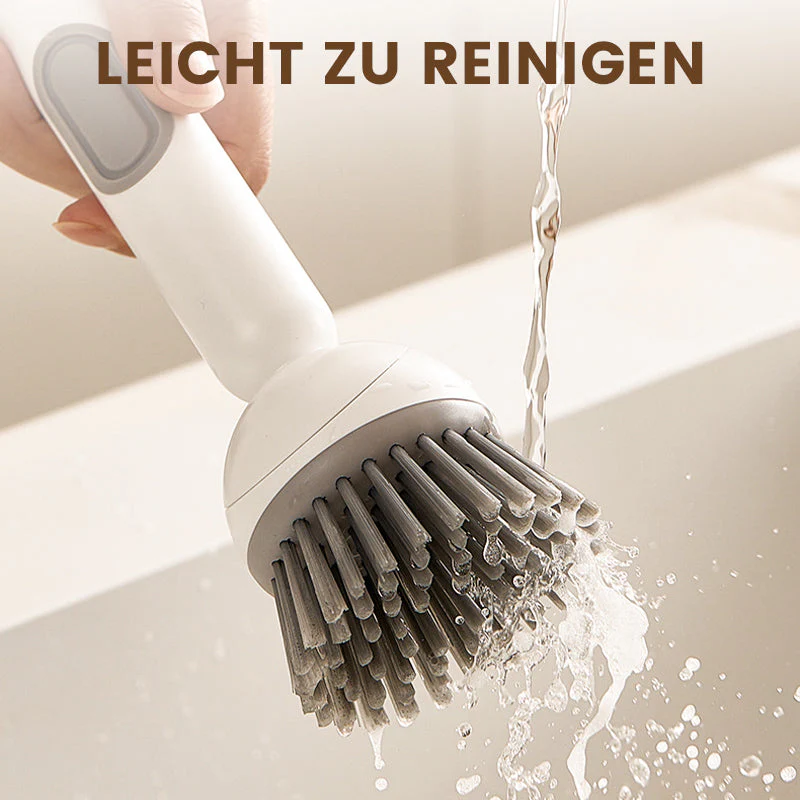 🎉Nieuwjaars Cadeau 50% KORTING!🧼Roterende Reinigingsborstel (Lange Steel + Vloeistofdispenser) – 360° Reiniging Zonder Krassen: Perfect Voor Schalen & Potten! - Image 8