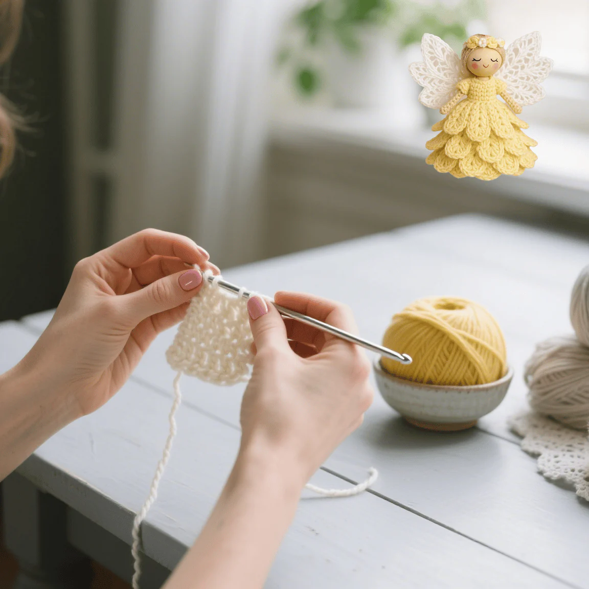 💘Valentijnsaanbieding: 50% Korting! 🧶 Haak Je Eigen Engel - Complete Handwerkset voor Vrede & Liefde! - Image 3