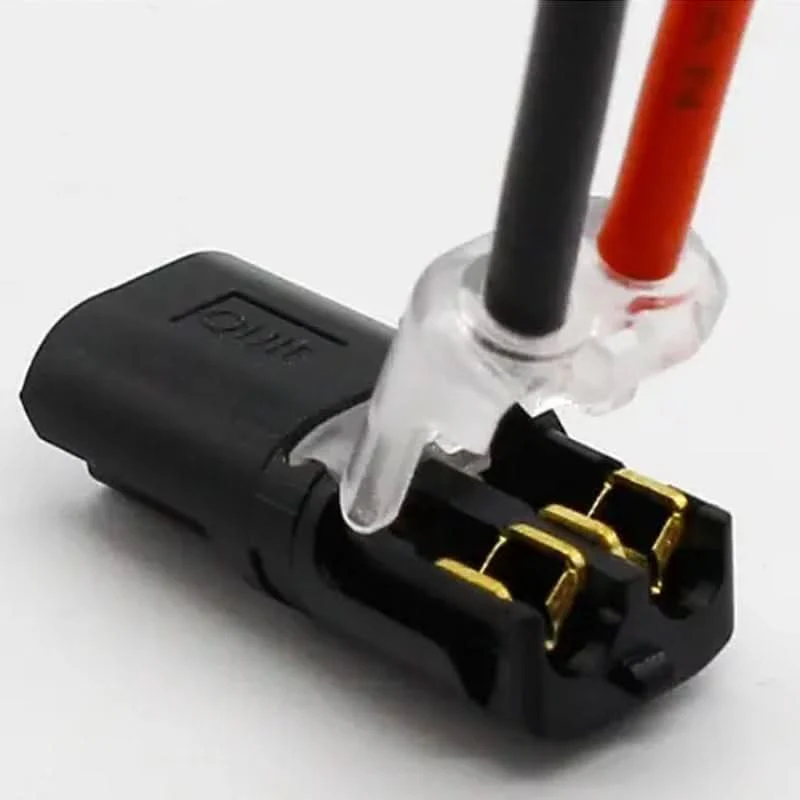 🌞Fris De Lente In Met 50% Korting!🔌Dubbeldraads Push-in Connector met Vergrendelingsgesp – Veilig & Snel Verbinden in 70% Minder Tijd!