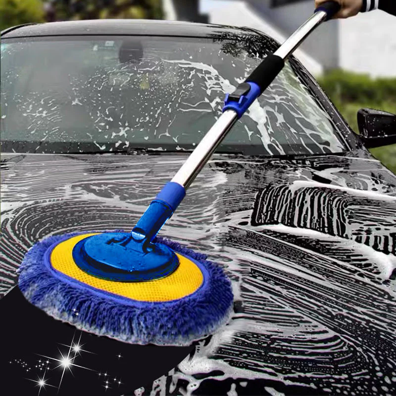🌞Fris De Lente In Met 50% Korting!🚗 Robuuste aluminium telescoop autowasborstel – Lange steel, zachte reiniging & veelzijdig voor alle voertuigen