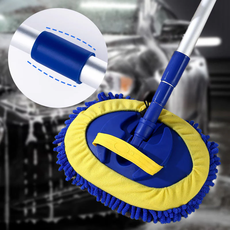 🌞Fris De Lente In Met 50% Korting!🚗 Robuuste aluminium telescoop autowasborstel – Lange steel, zachte reiniging & veelzijdig voor alle voertuigen - Image 6