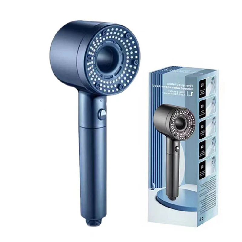 Exclusief Sinterklaasvoordeel!50% KORTING✨Turbo Air Boost Hoogdruk Douchekop – 5 Sproeimodi, Meerlaagse Filtratie & Zonder Booren Installatie (Duurzaam & Gezond Voor Huid!) - Image 18