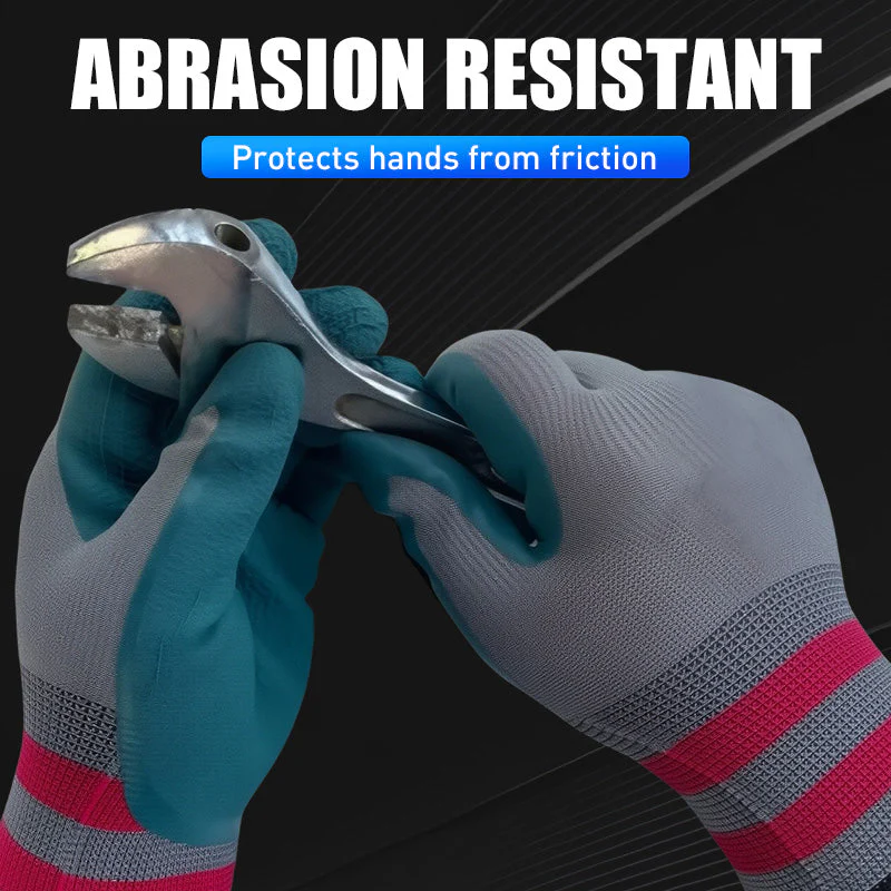 🔧🧤 Duurzame Antislip Herbruikbare Handschoenen – Slijtvaste Bescherming, Slipvaste Rubberen Coating & Ergonomische Comfort (Milieuvriendelijk)! - Image 2