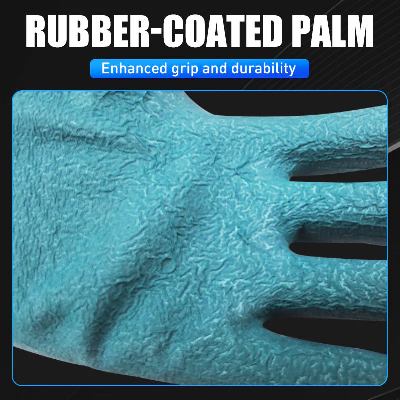 🔧🧤 Duurzame Antislip Herbruikbare Handschoenen – Slijtvaste Bescherming, Slipvaste Rubberen Coating & Ergonomische Comfort (Milieuvriendelijk)! - Image 3