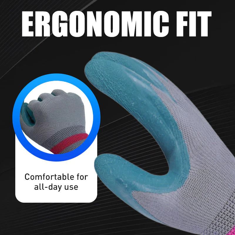 🔧🧤 Duurzame Antislip Herbruikbare Handschoenen – Slijtvaste Bescherming, Slipvaste Rubberen Coating & Ergonomische Comfort (Milieuvriendelijk)! - Image 4