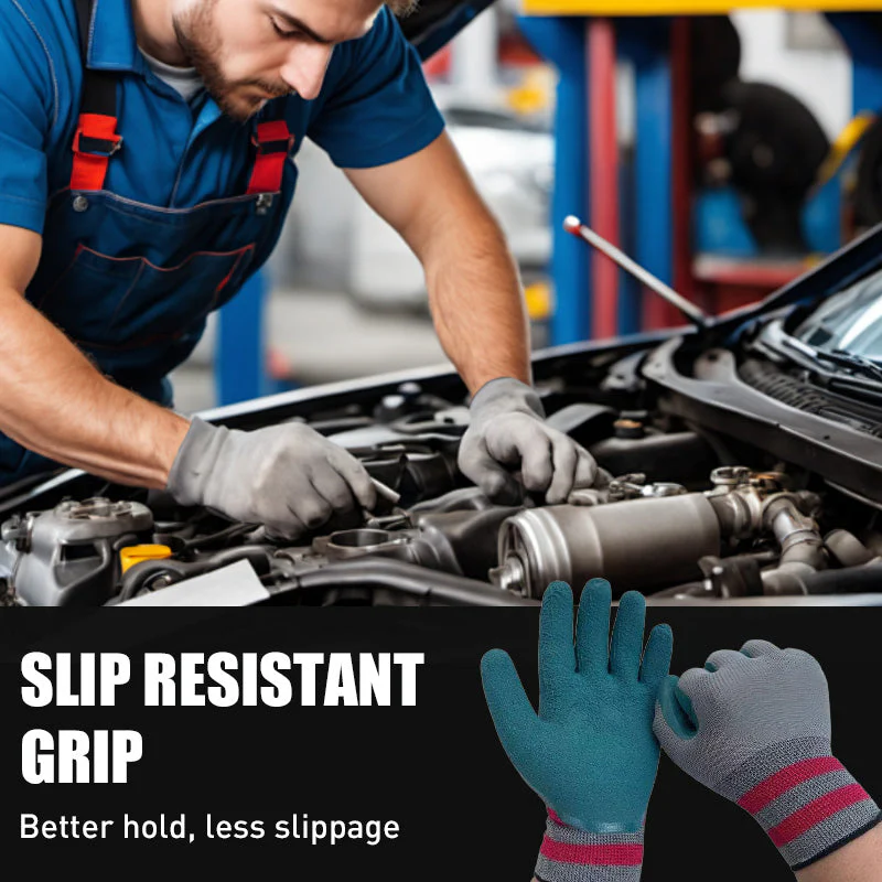🔧🧤 Duurzame Antislip Herbruikbare Handschoenen – Slijtvaste Bescherming, Slipvaste Rubberen Coating & Ergonomische Comfort (Milieuvriendelijk)! - Image 5