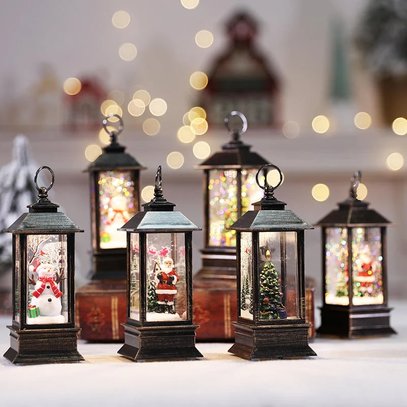 ✨ Kerst LED Kristallen Lantaarn – Magische Sneeuwvlok Effect, Draadloos & Meerdere Verlichtingsmodi (Kerstsfeer in Elke Kamer!) - Image 3