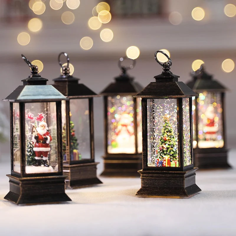 ✨ Kerst LED Kristallen Lantaarn – Magische Sneeuwvlok Effect, Draadloos & Meerdere Verlichtingsmodi (Kerstsfeer in Elke Kamer!) - Image 4